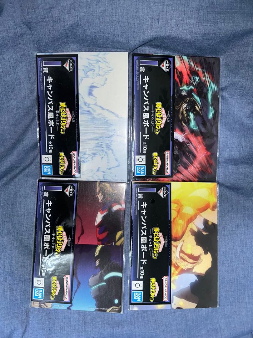 僕のヒーローアカデミア クリアポスター・キャンパス風ボード・ラバーコレクション