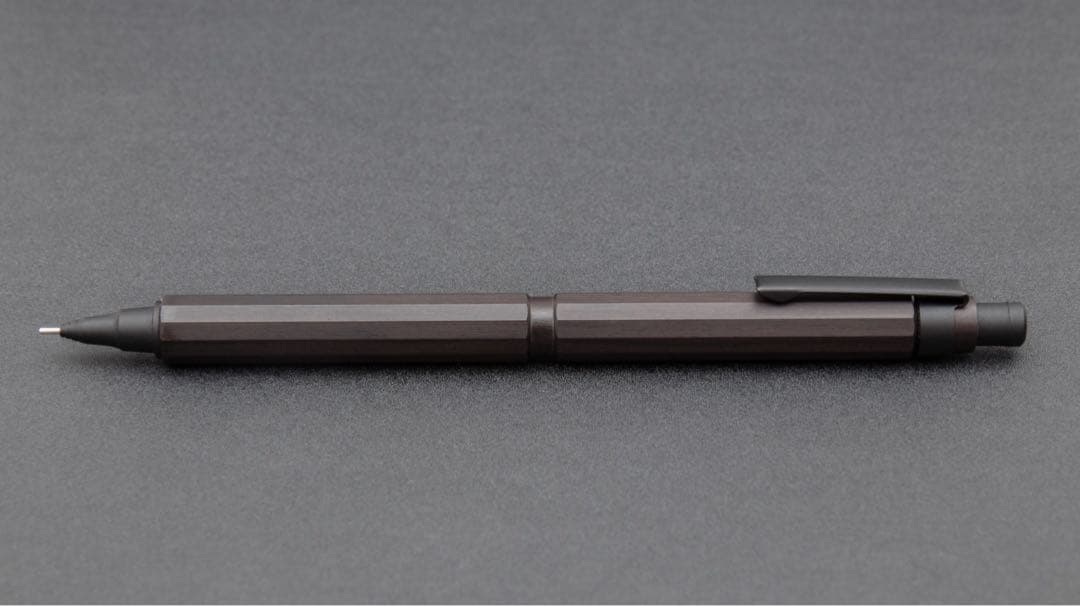 木軸 オレンズネロ 紫檀 0.5mm　ORENZNERO シャープペンシル