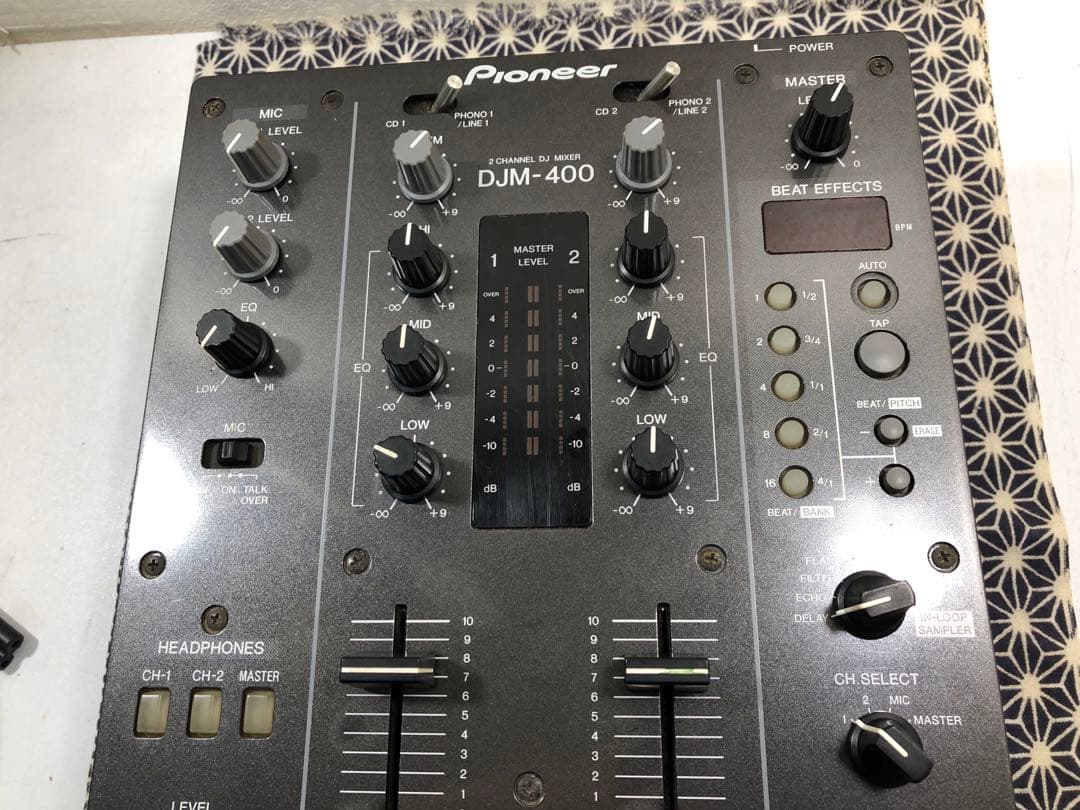 pioneer dj パイオニア　DJM-400 縦横フェーダーメンテナンス