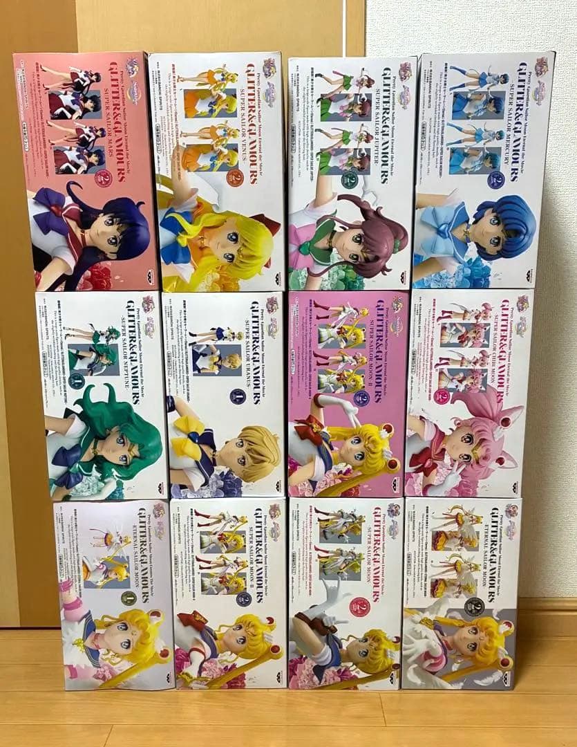 セーラームーン　GLITTER&GLAMOURS フィギュア　12個セット