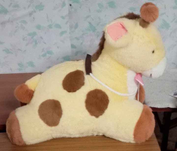【未使用品】キッズバギー キリン ぬいぐるみ たのしい音入り乗用シリーズ 音なし
