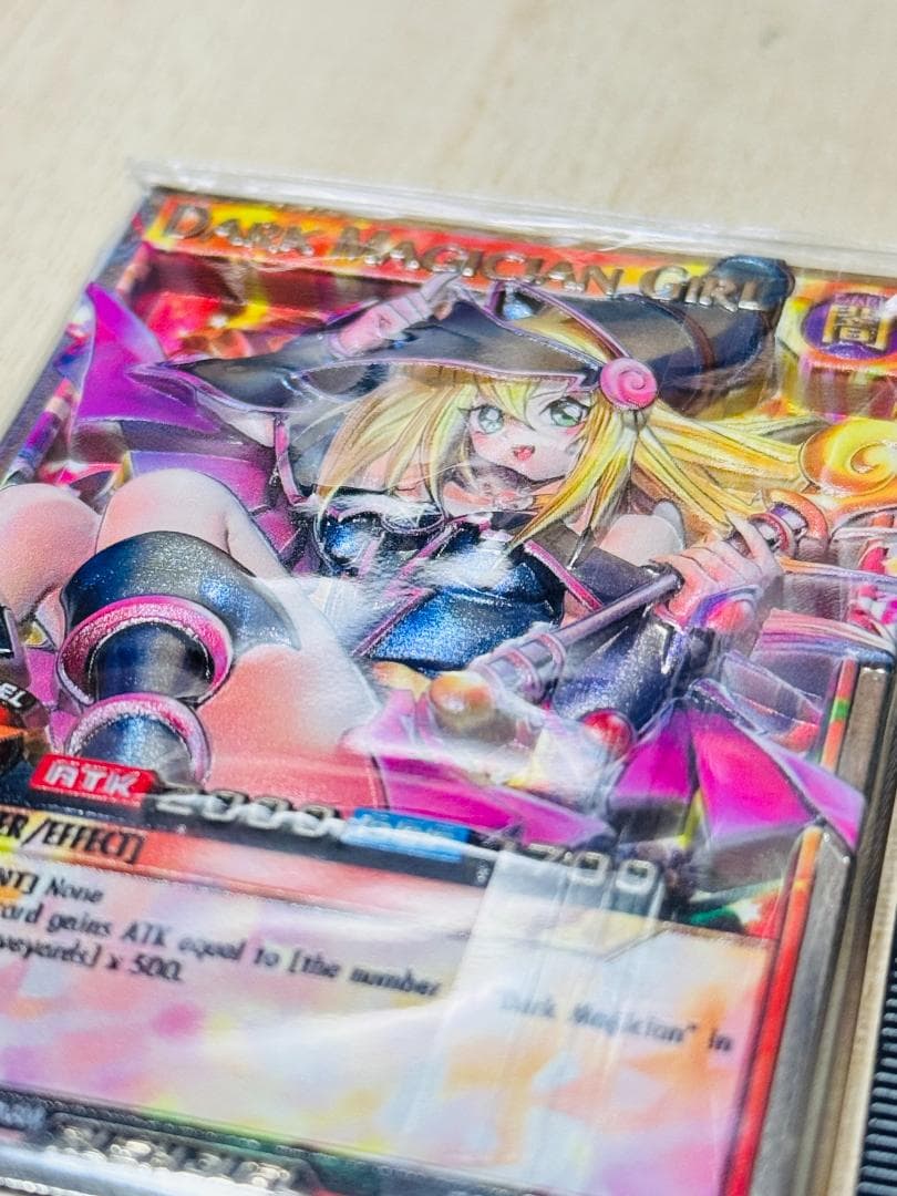 ブラックマジシャンガール海外版カラー 遊戯王 カード 3D 石板 アンティーク
