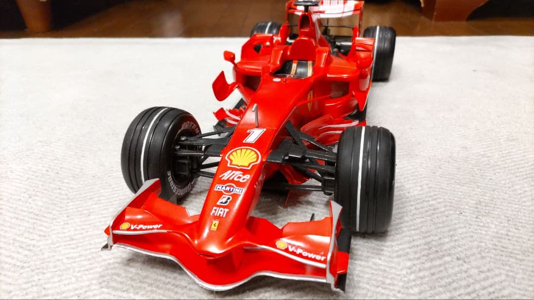 1/10 MJX フェラーリ F2008 ライコネン シャークフィン カスタム