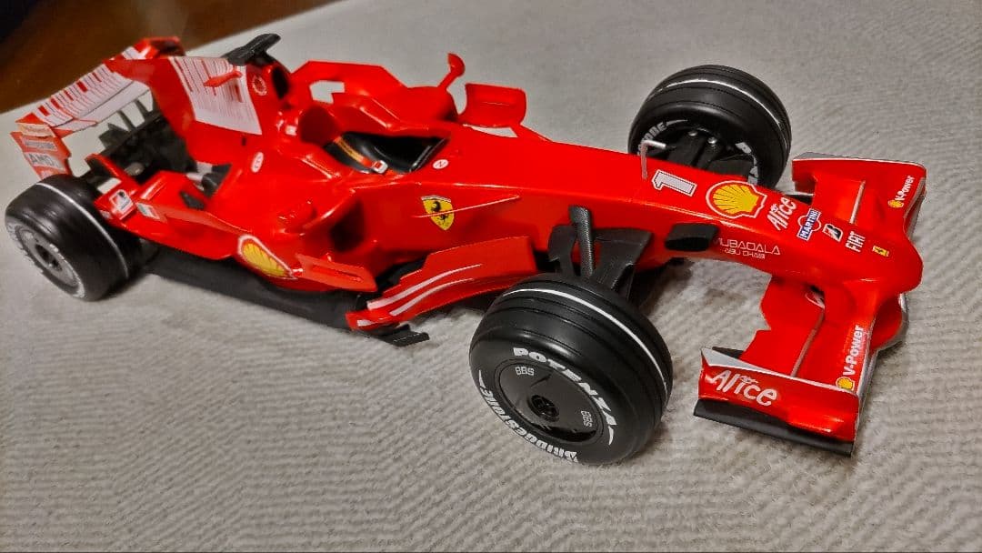 1/10 MJX フェラーリ F2008 ライコネン シャークフィン カスタム
