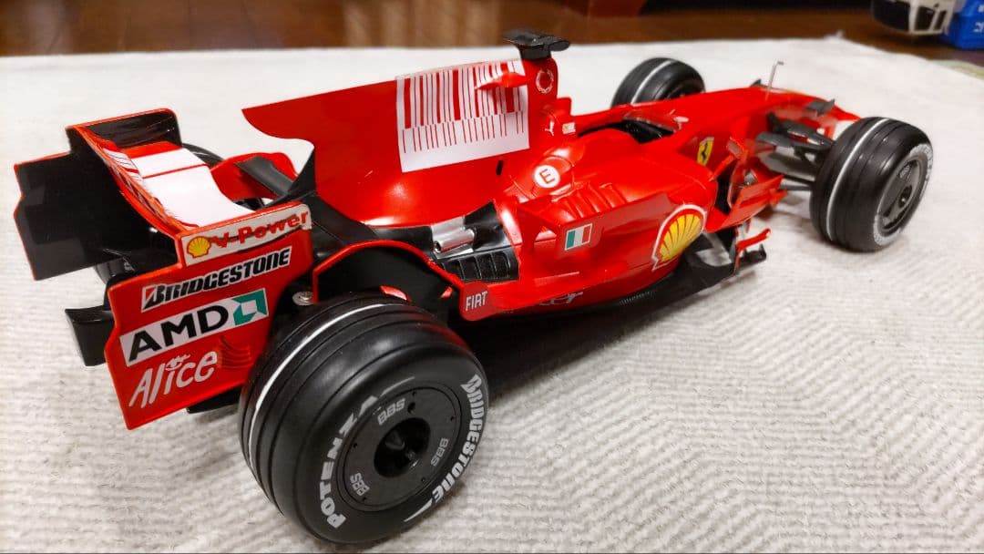 1/10 MJX フェラーリ F2008 ライコネン シャークフィン カスタム