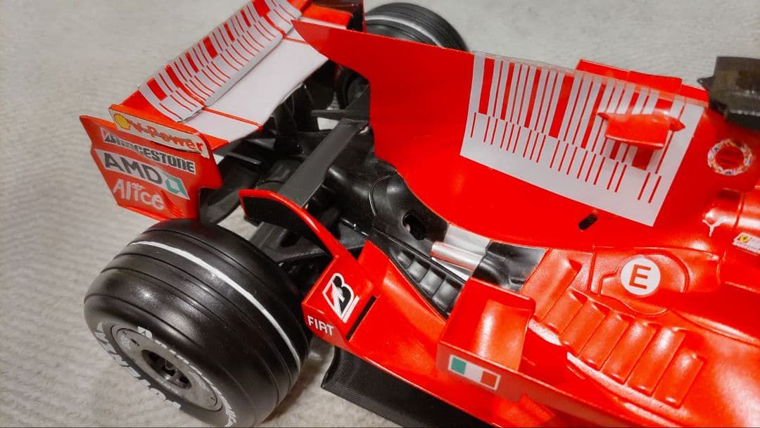 1/10 MJX フェラーリ F2008 ライコネン シャークフィン カスタム