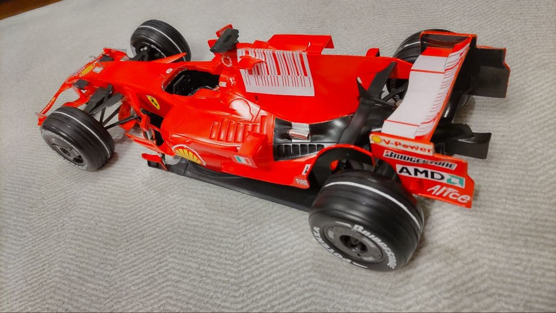 1/10 MJX フェラーリ F2008 ライコネン シャークフィン カスタム