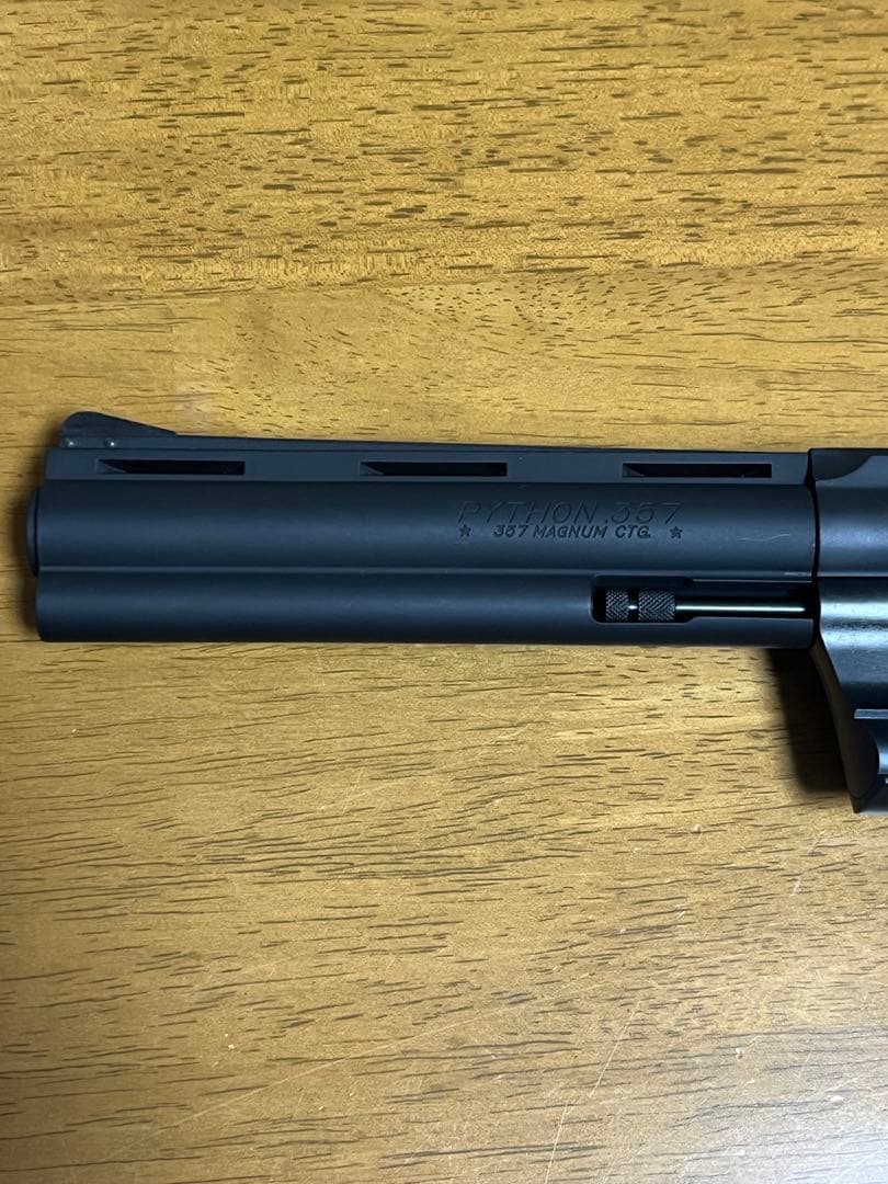 ☆美品☆ タナカ コルトパイソン 6inch R-model HW Black