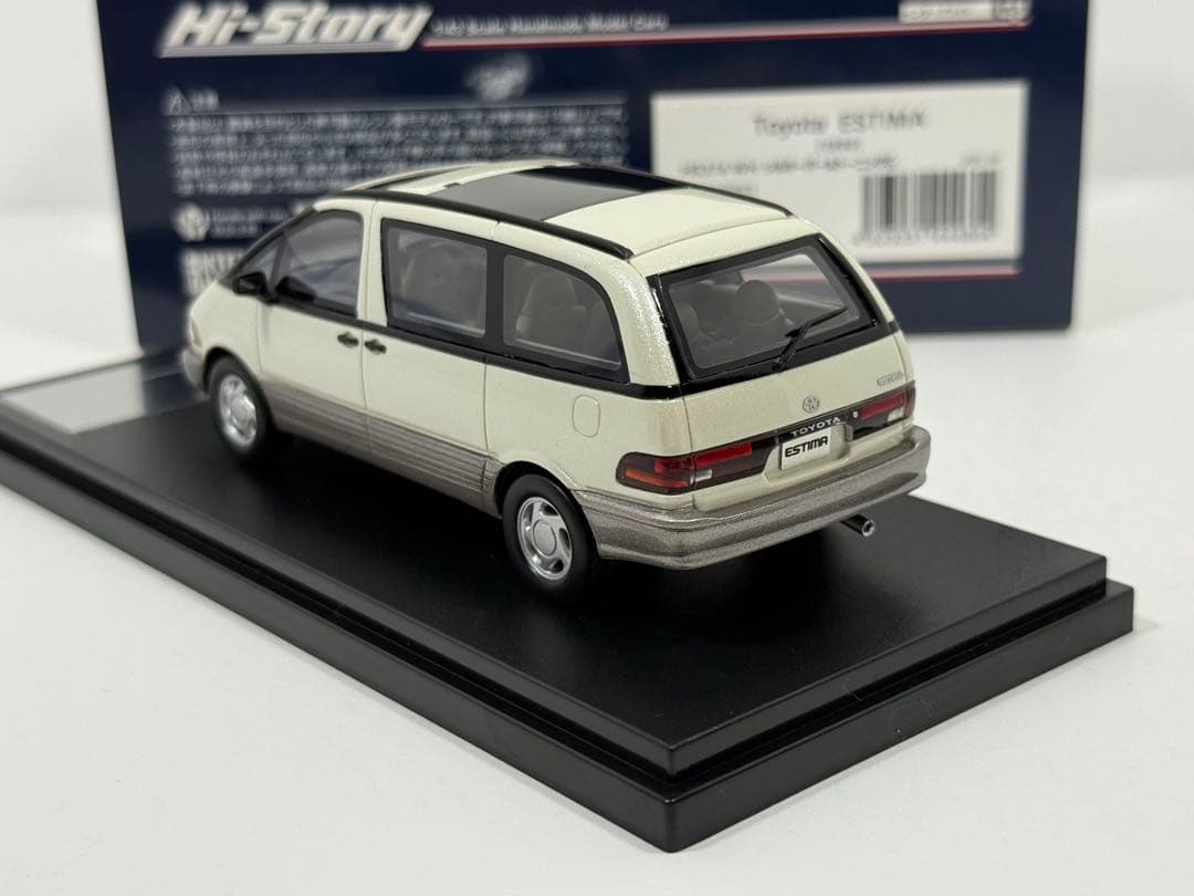 1/43 トヨタ エスティマ 1990 シルキーパールトーニングG
