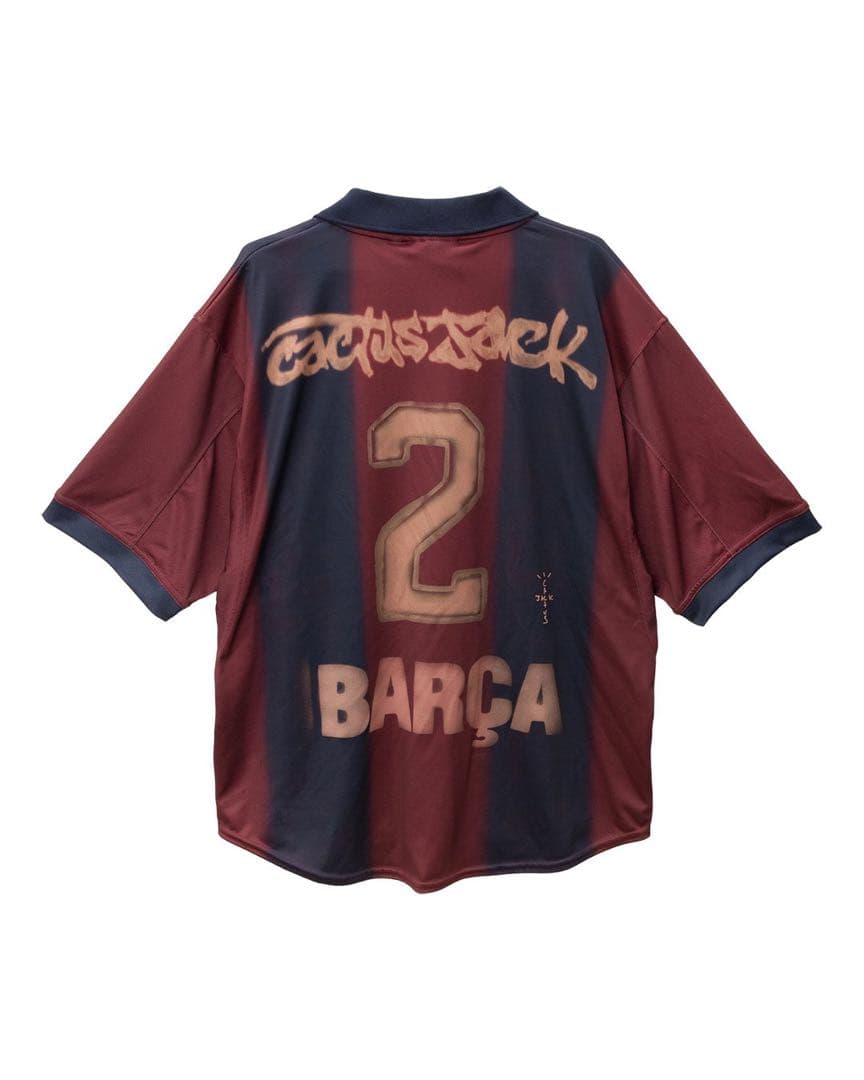 ウェア Travis Scott x Barcelona Retro 2000/01