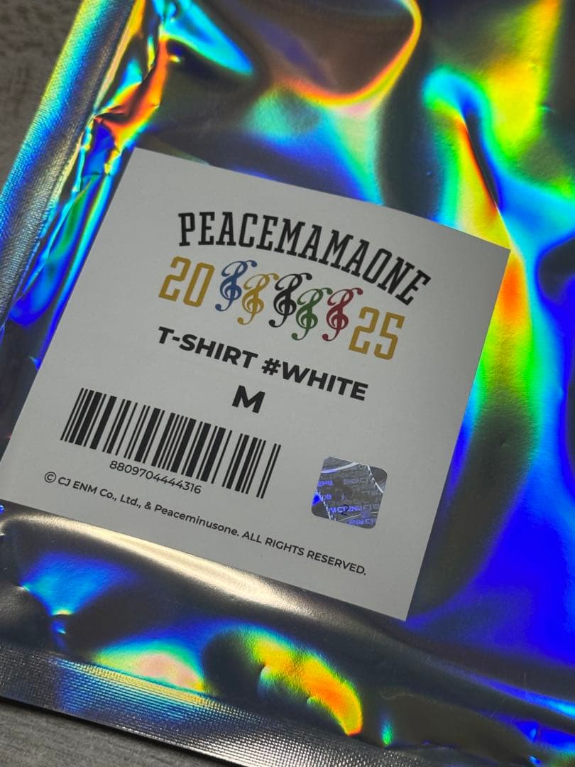 M GDRAGON peacemamaone 韓国 popup限定 Tシャツ