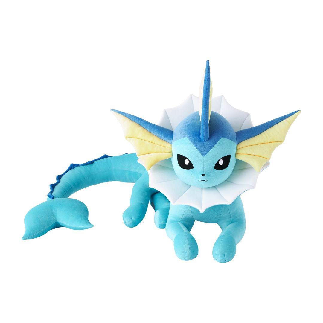 等身大 シャワーズ 寝そべり　ポケモンぬいぐるみ