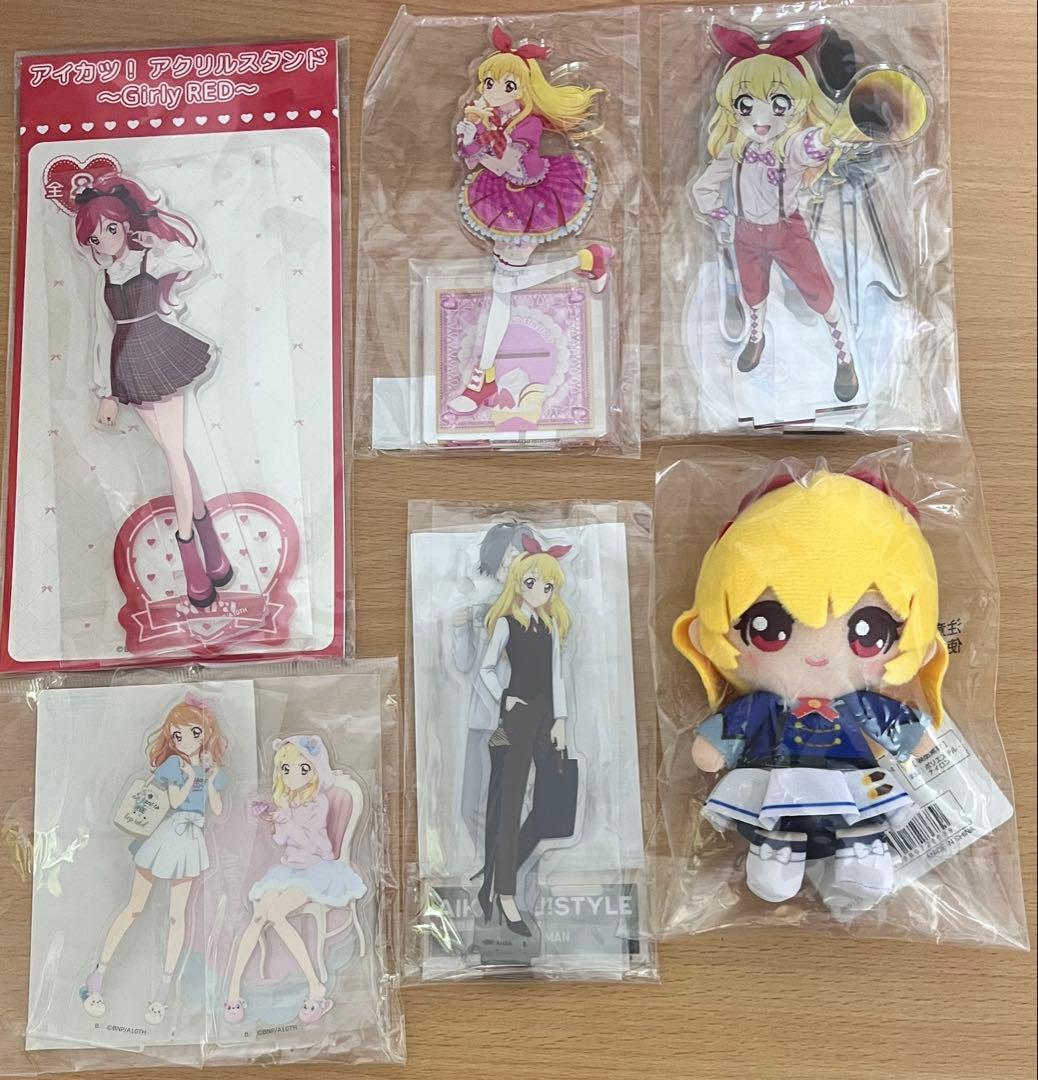 ゆ*う様 アイカツ 星宮いちご 音城セイラ アクスタ 缶バッジ ポストカード グ