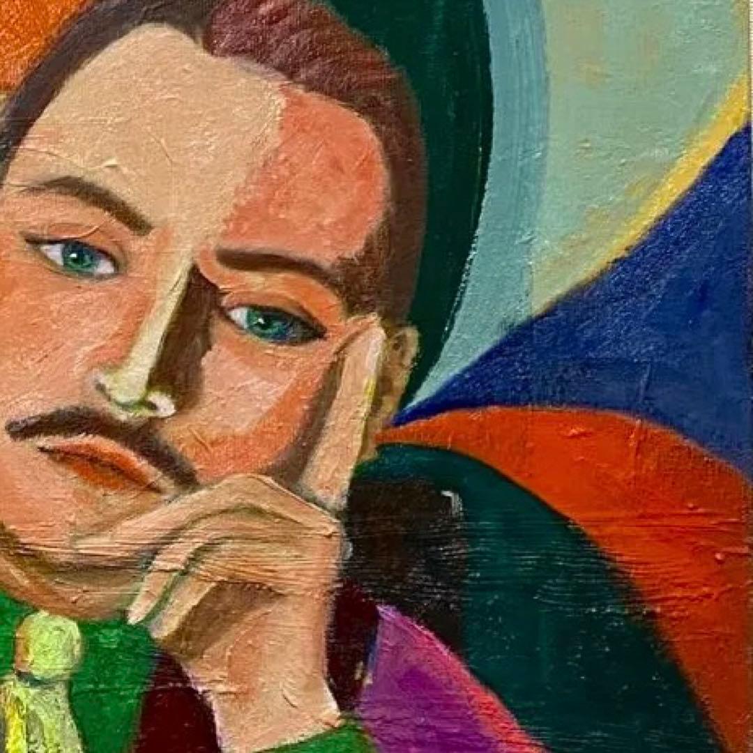 若き日のヴィトー・コルレオーネ P8 油彩画 人物画 絵画 アート