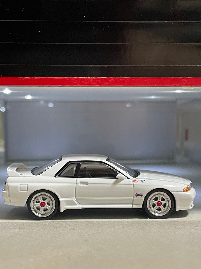 激レア　TLV　NEO　日産　スカイライン　GT-R（R32）　グループA　白