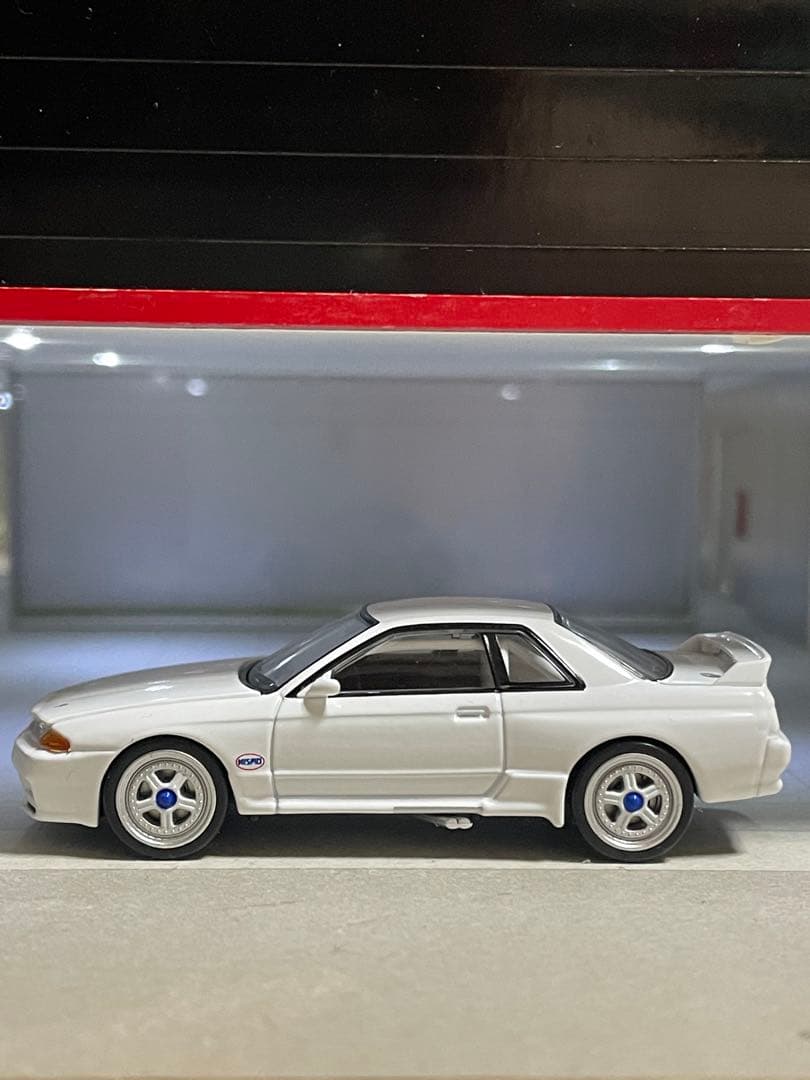 激レア　TLV　NEO　日産　スカイライン　GT-R（R32）　グループA　白