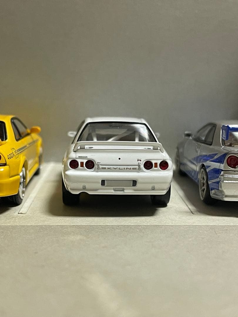 激レア　TLV　NEO　日産　スカイライン　GT-R（R32）　グループA　白