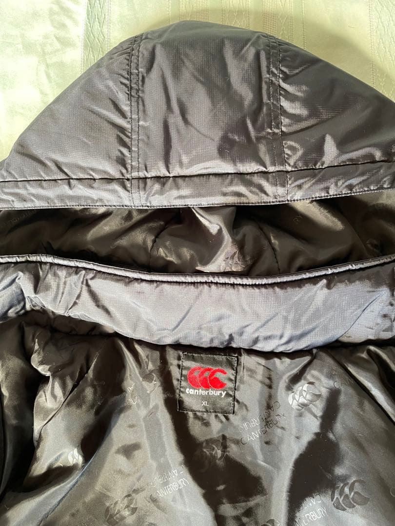 Canterbury ベンチコート 黒　XL