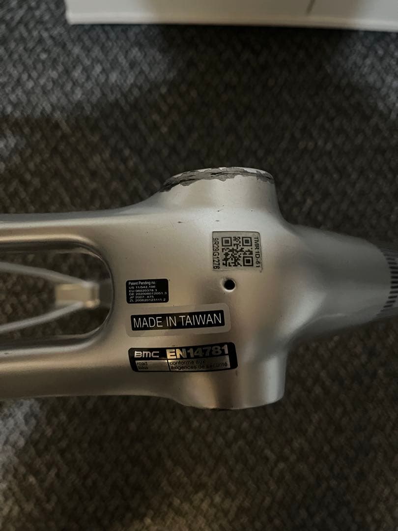 【値下】BMC Time Machine Road 01 Silver フレーム