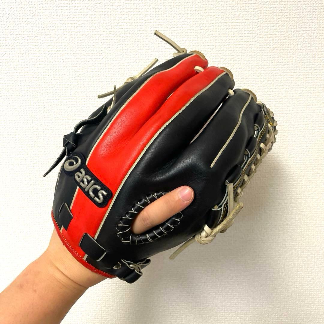 290 アシックス 型抜群 即戦力 軟式 内野手用グローブ