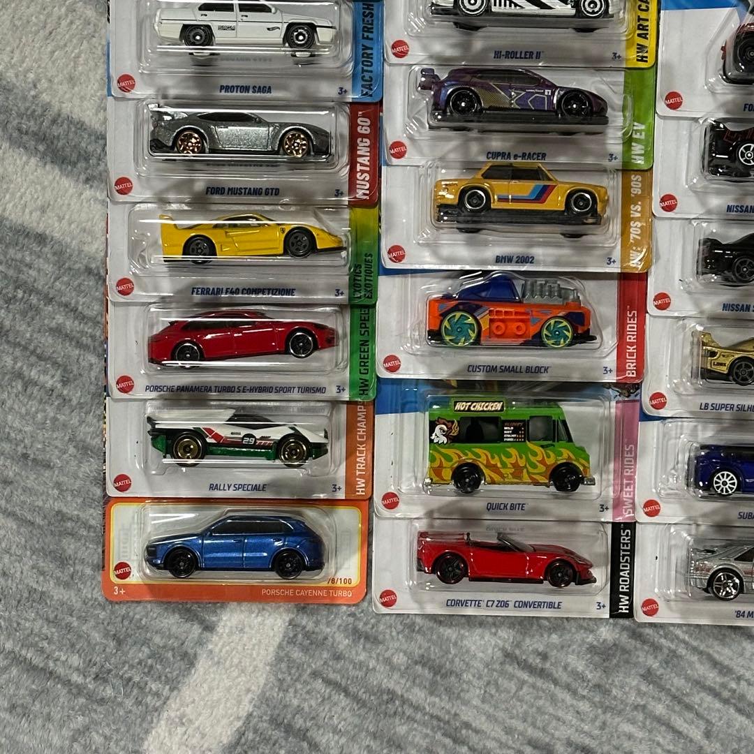 ホットウィール ベーシック 36台セット⑥ フェラーリ GT-R等