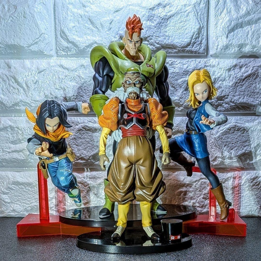 人造人間 16号 17号 18号 & Dr.ゲロ（20号）の計4体セット