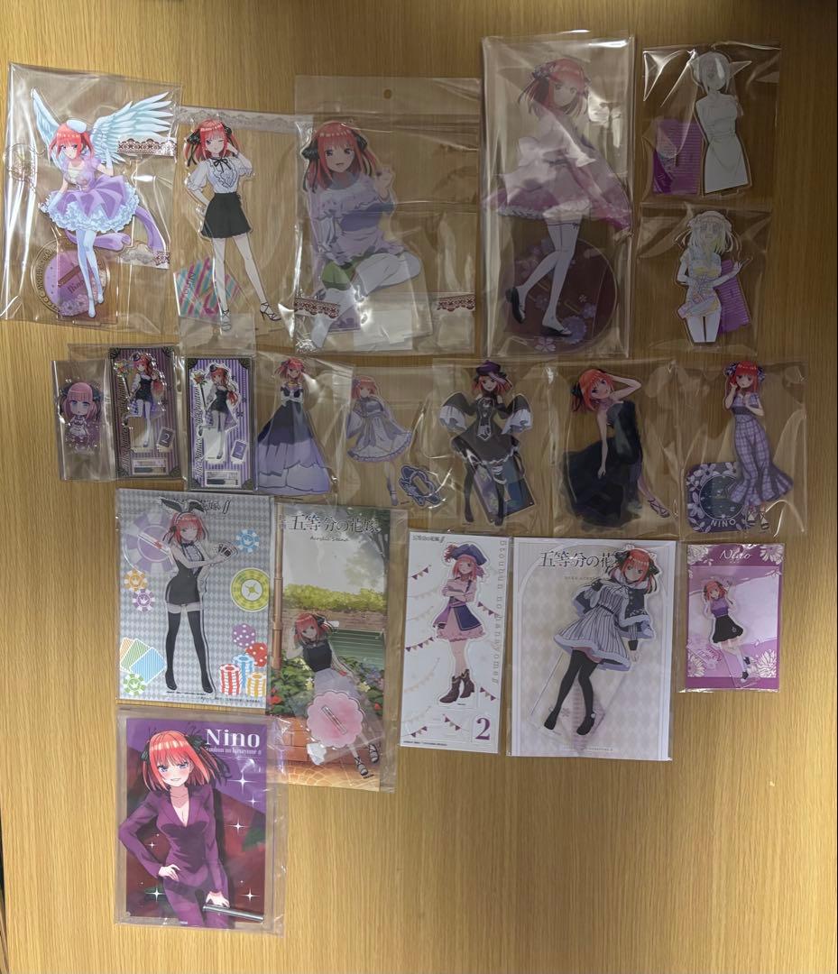 五等分の花嫁　中野二乃　アクリルスタンド121個
