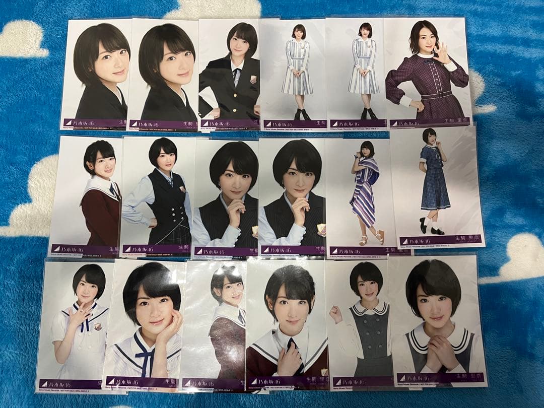 乃木坂46 生写真 生駒里奈 まとめ売り ガールズルール 太陽ノック