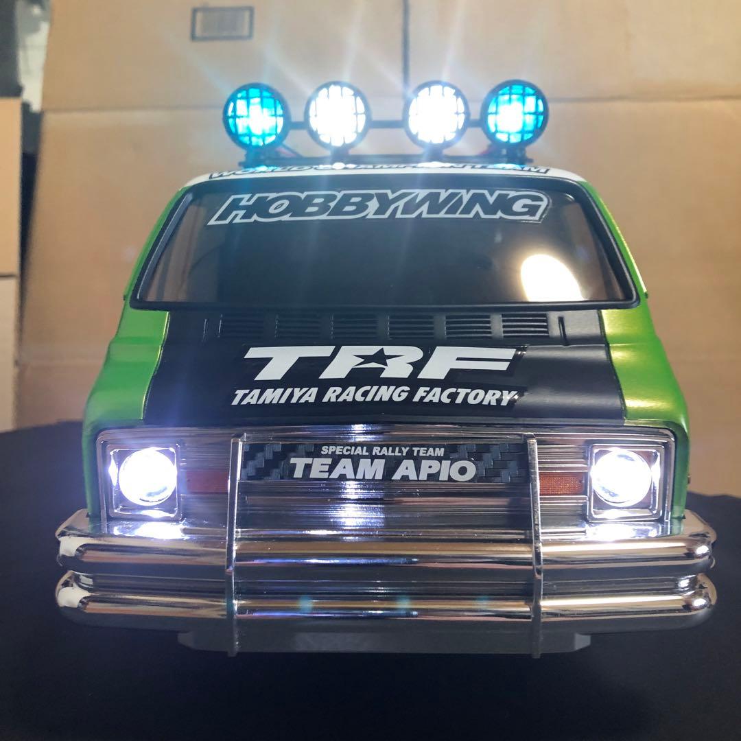 タミヤ RC ランチボックス カスタムボディ 塗装済み完成品、未使用 ボディのみ
