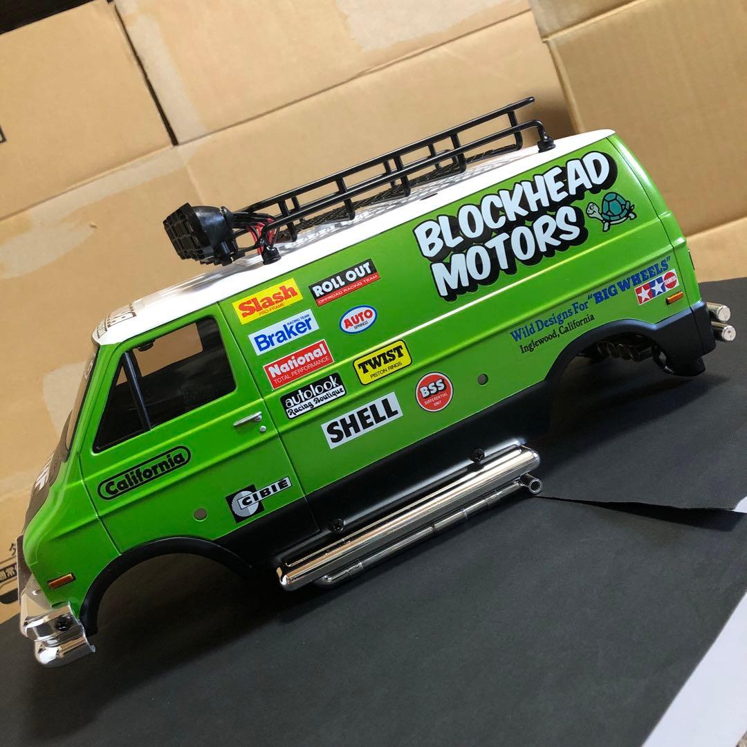 タミヤ RC ランチボックス カスタムボディ 塗装済み完成品、未使用 ボディのみ