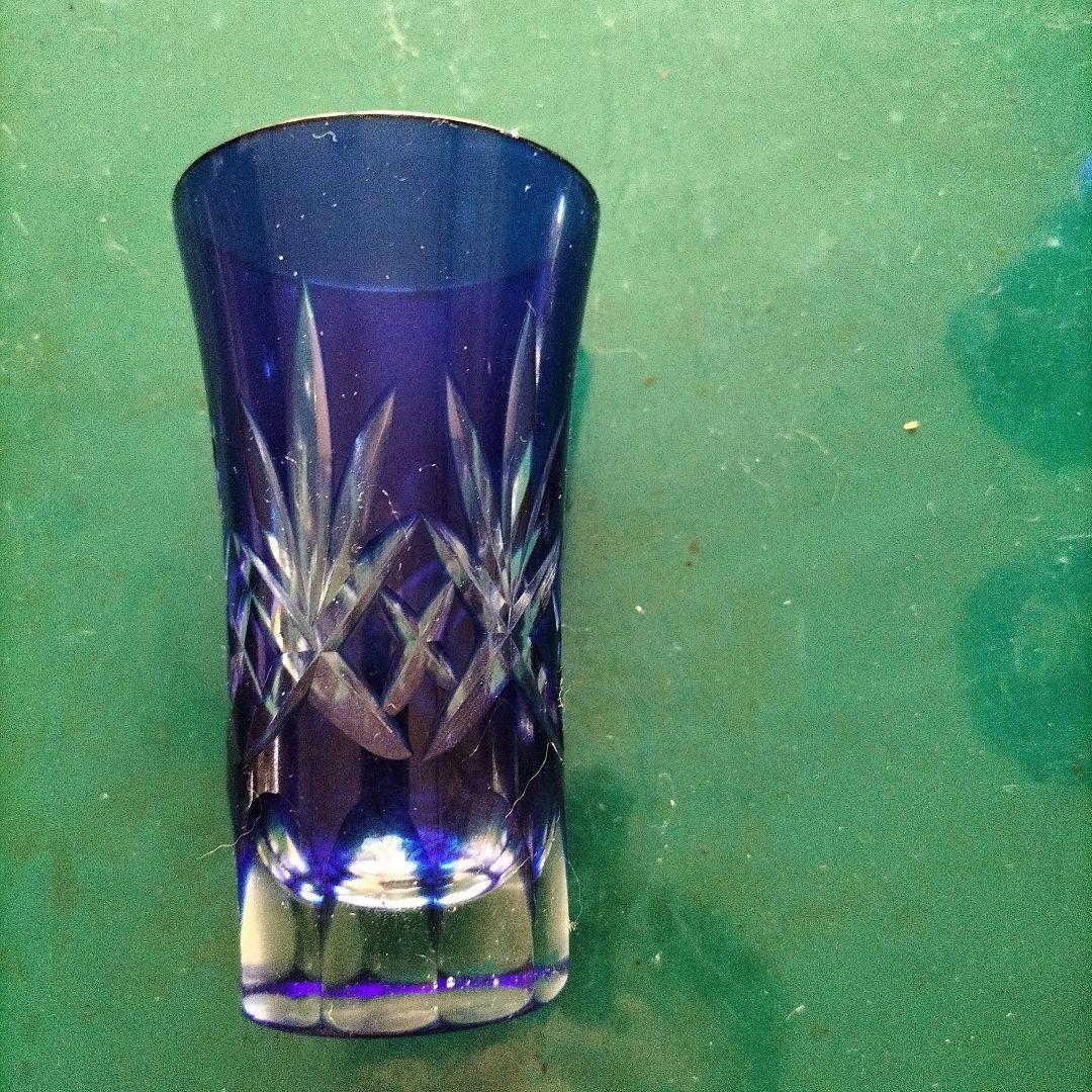 薩摩切子・色被せ切子５個セット