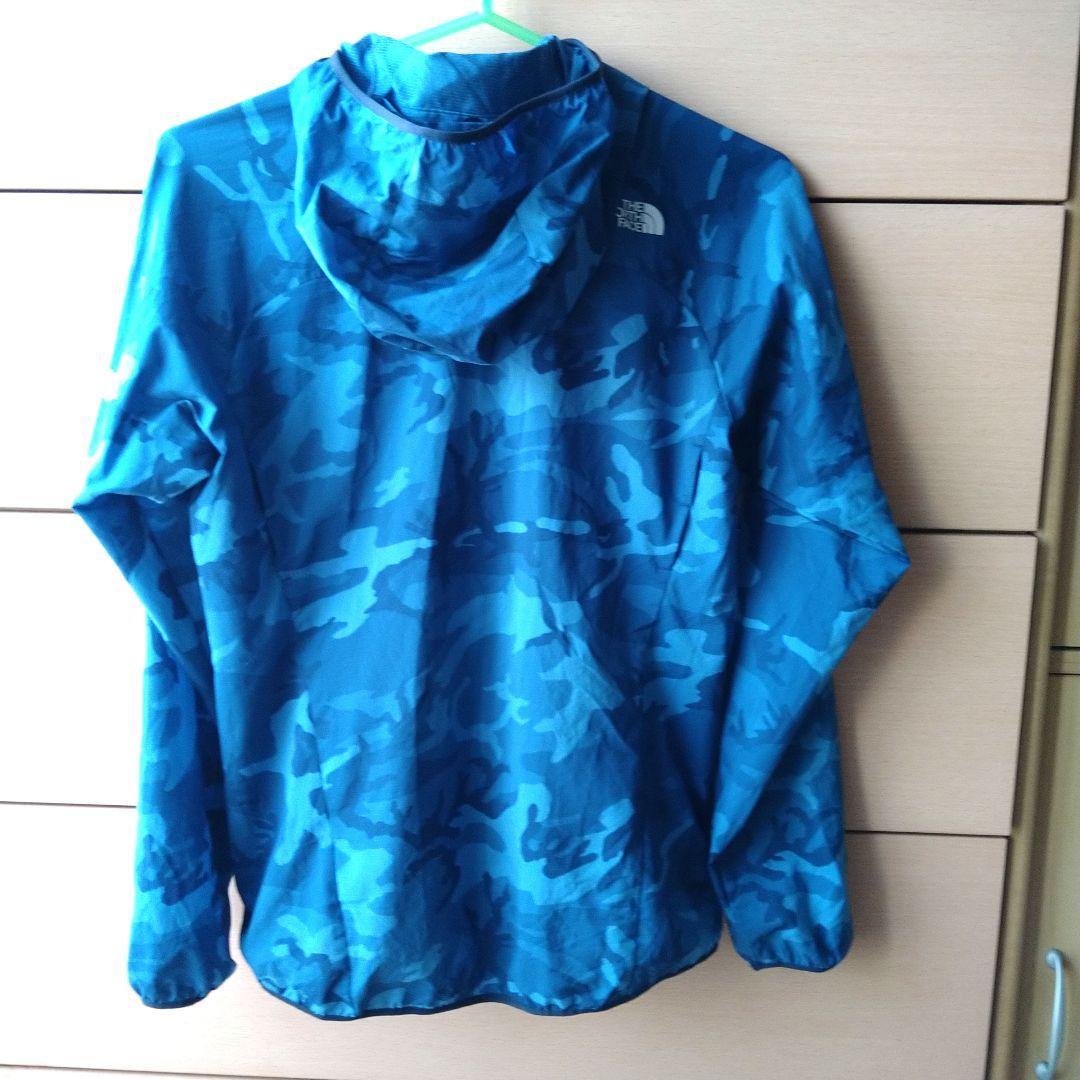 THE NORTH FACE 青迷彩 M ウィンドブレーカー
