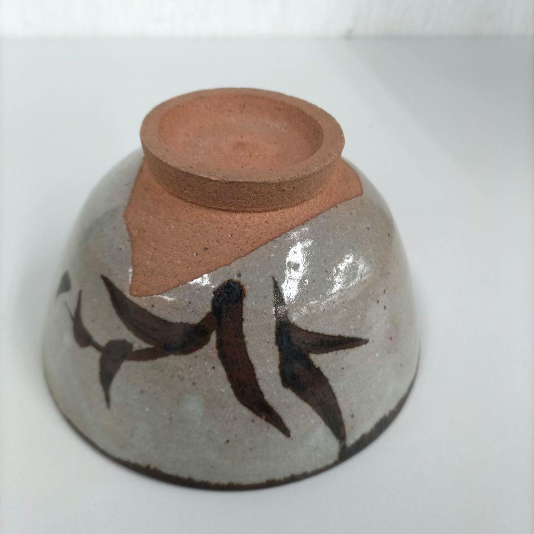 絵唐津　楽山窯　抹茶茶碗　D293