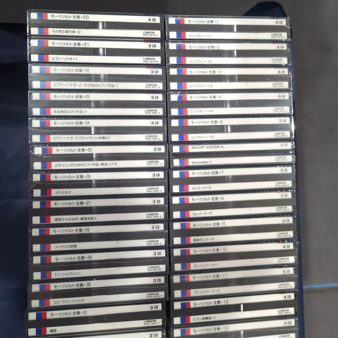 モーツァルト全集 1-38 （128枚CDセット）