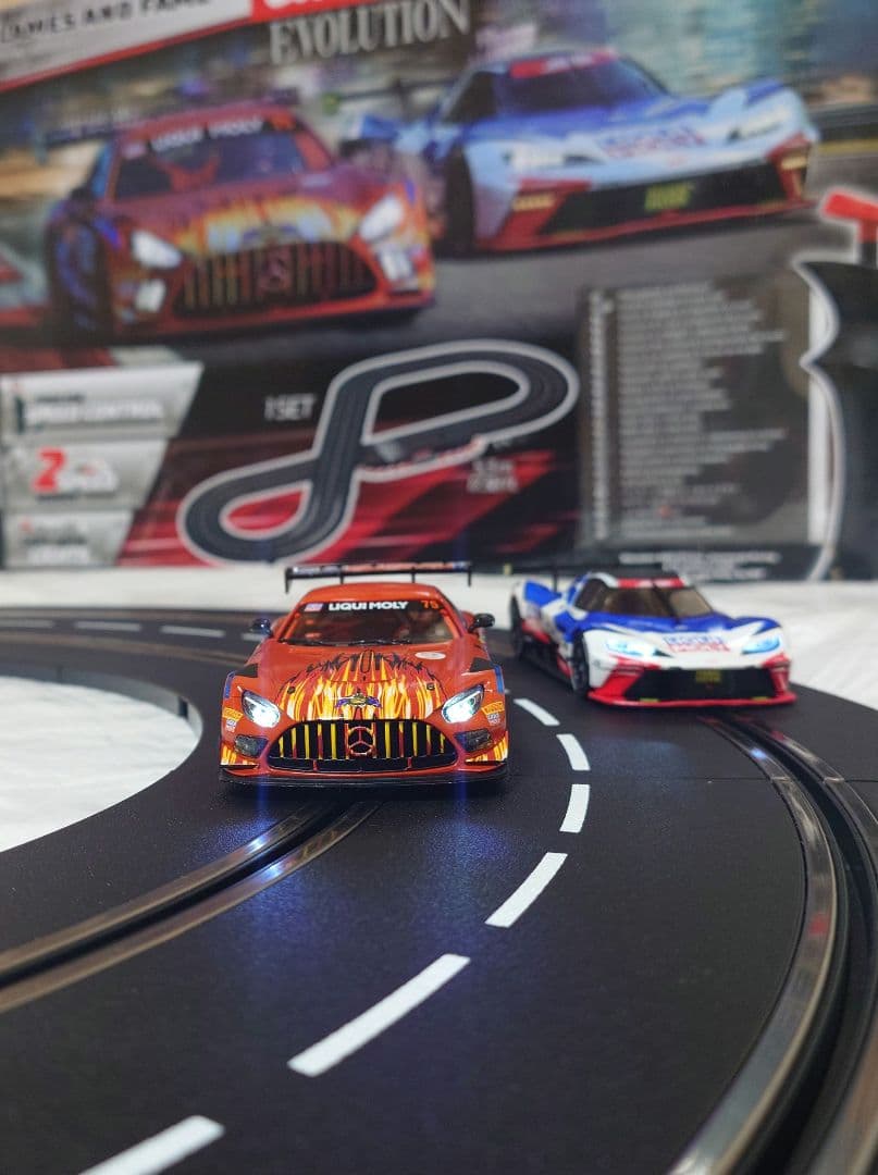 カレラCARRERA Evolution炎と名声 スロットカーコースセット中古品