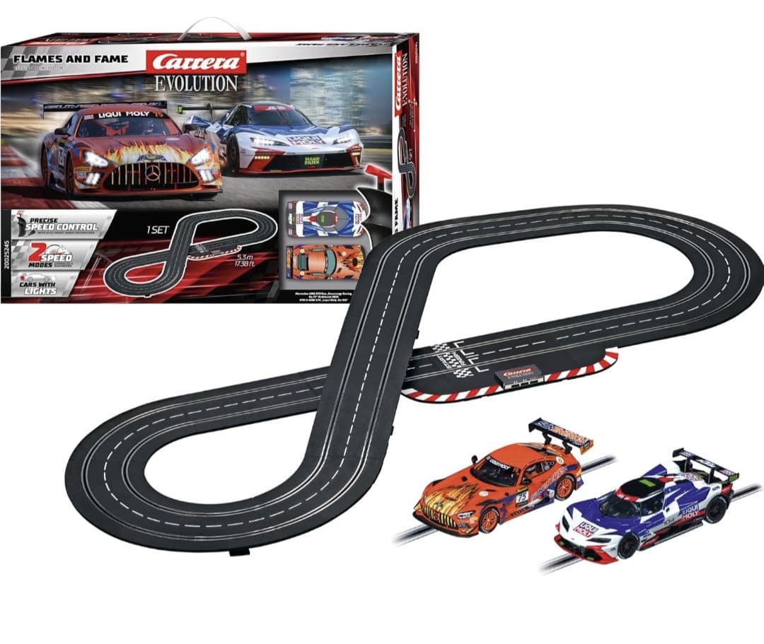 カレラCARRERA Evolution炎と名声 スロットカーコースセット中古品