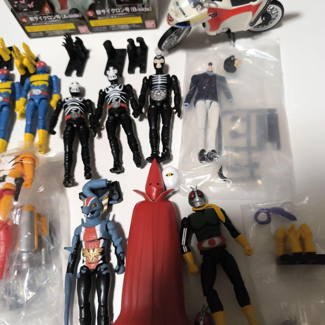SHODO 仮面ライダー1号　サイクロン号　ショッカー　まとめ売り