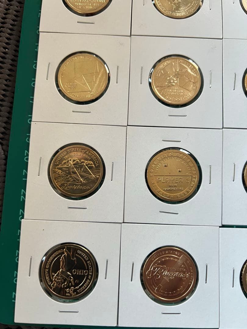 外国硬貨　アメリカ硬貨　州別26枚