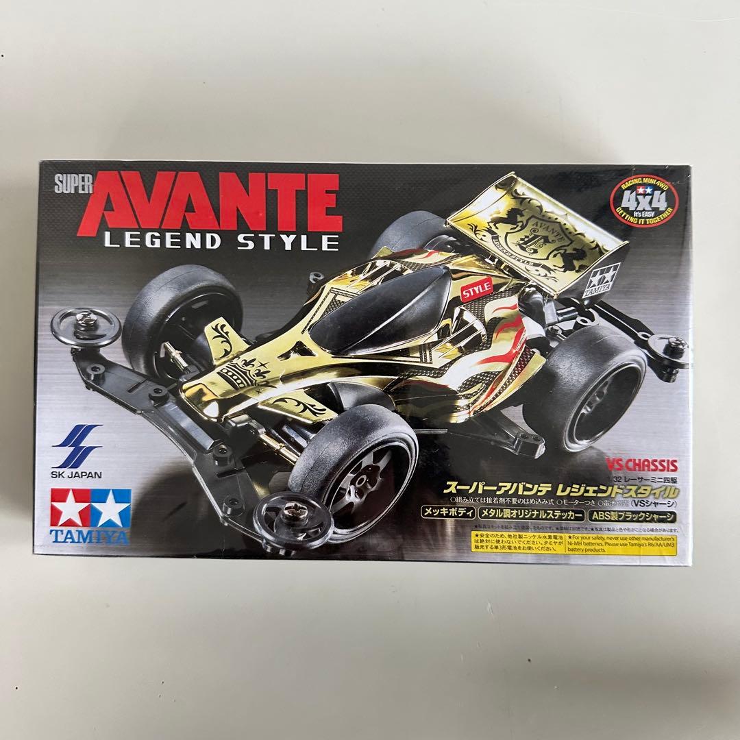 ミニ四駆　非売品　スーパーアバンテ　レジェンドスタイル　ゴールドメッキ