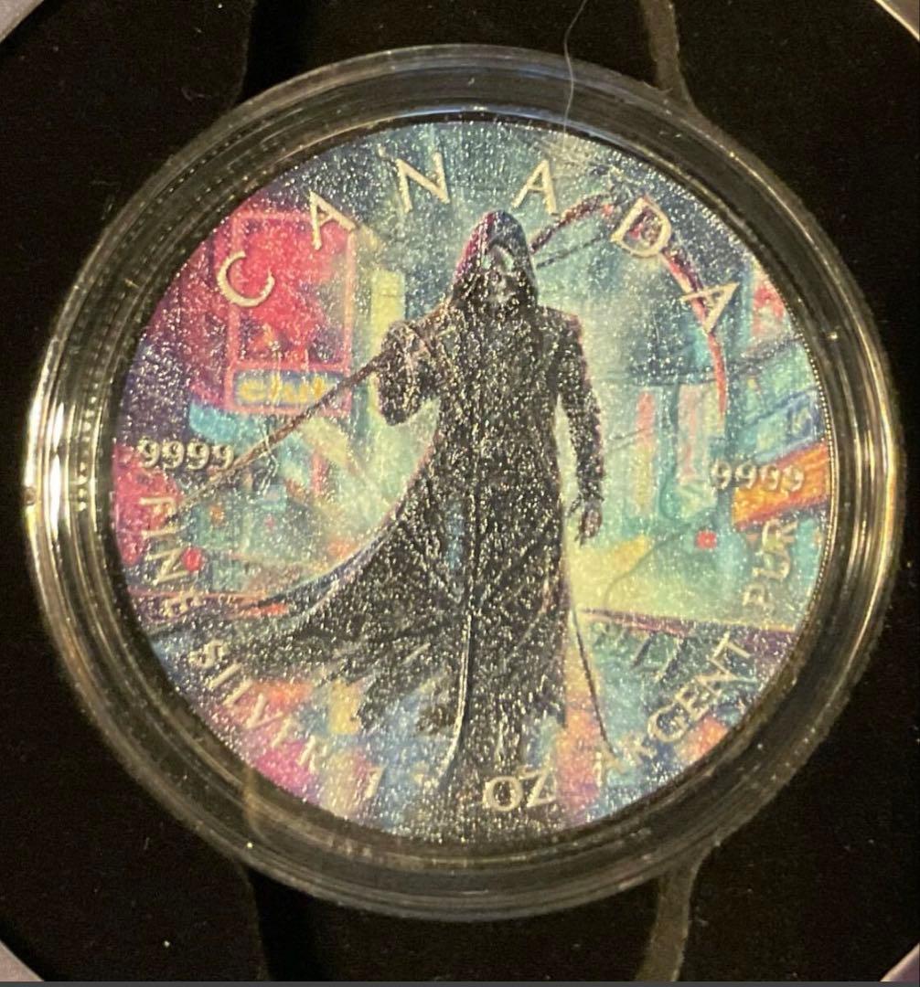 グリムリーパー メイプルリーフ銀貨 2023年　1オンス