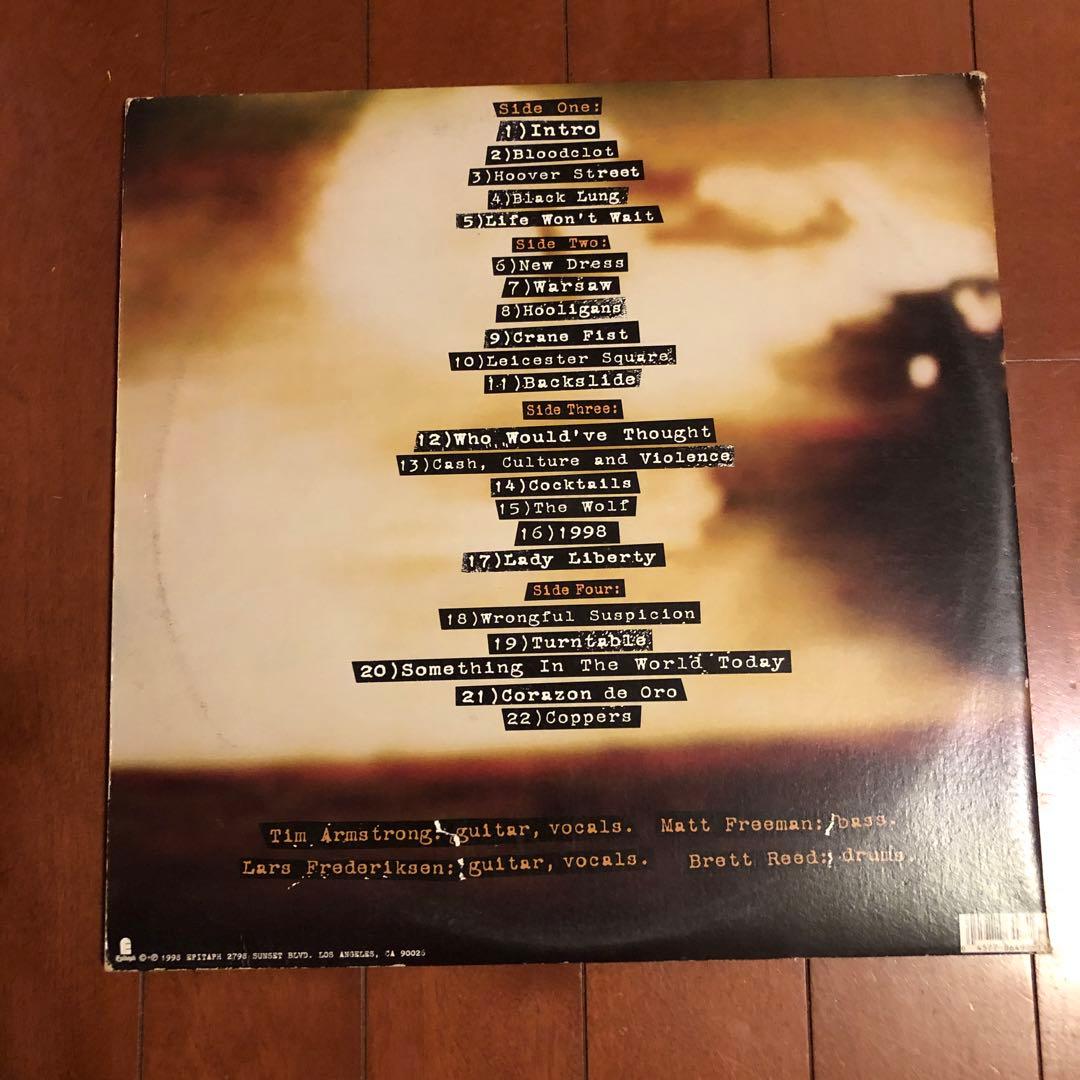 Rancid Life Won't Wait 2枚組レコード