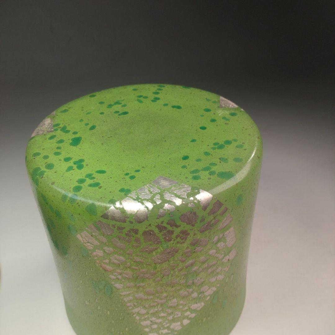 イ225 水指『平井　依』『硝子ガラス　水指　共箱』茶道具