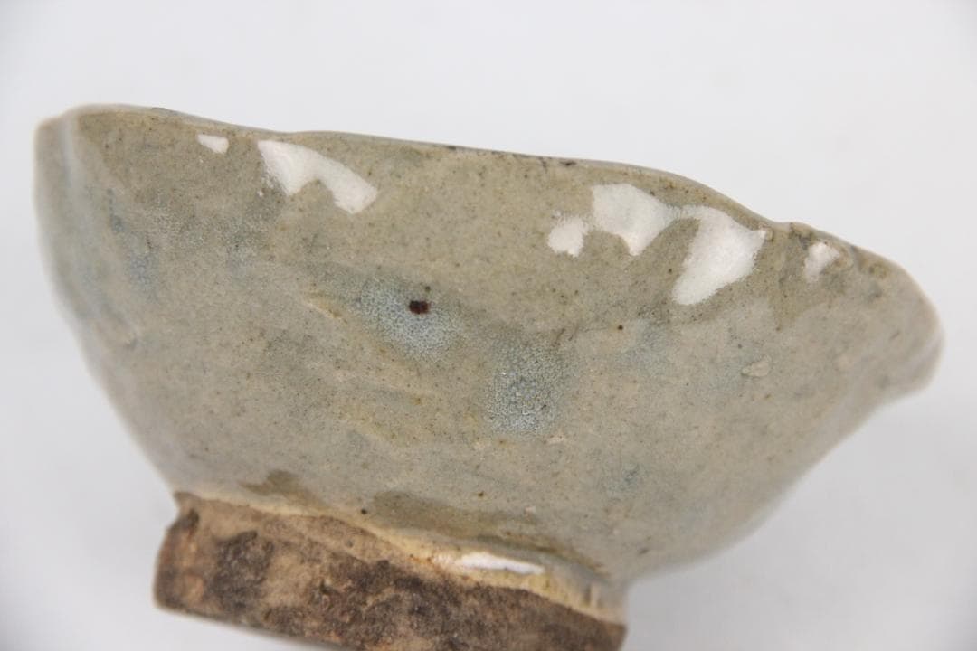 唐物 時代物 灰胎 白釉 茶碗 伝北方民窯 茶道具 中国古美術 FJ9-3