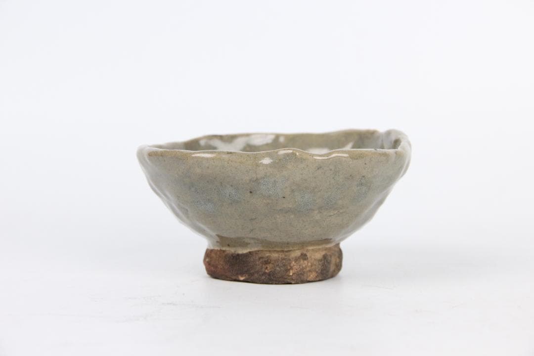 唐物 時代物 灰胎 白釉 茶碗 伝北方民窯 茶道具 中国古美術 FJ9-3