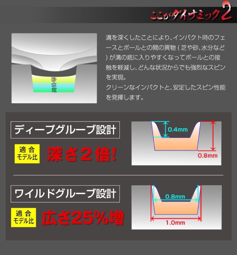 【選べる2本】世界最強バックスピンで止まって戻って寄せワン連発◆激スピンウェッジ