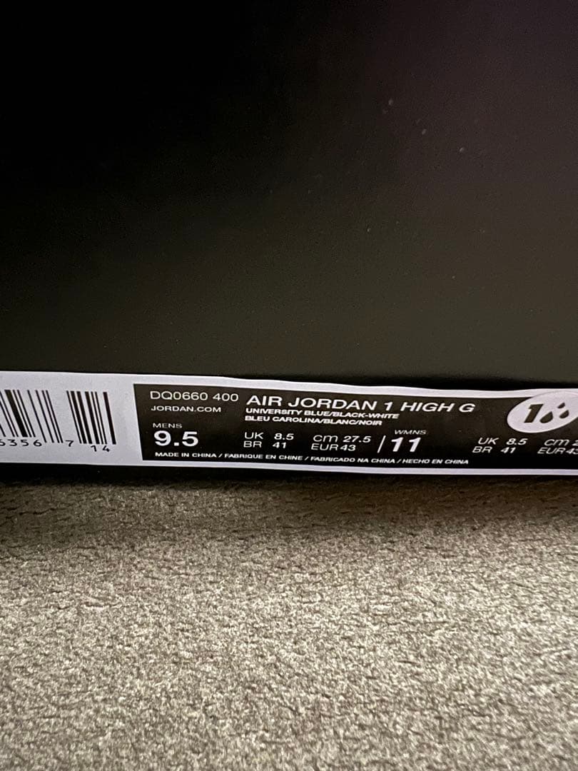 シューズ(男性用) NIKE JORDAN 1 HIGH GOLF 27.5 US9.5