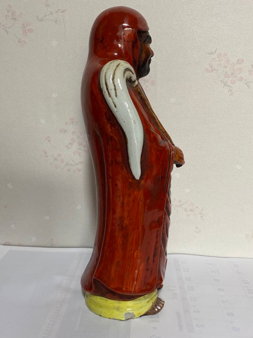 ♦️達磨大師 置物 飾り 明治時代 開運 縁起物 古玩 古美術品 骨董品