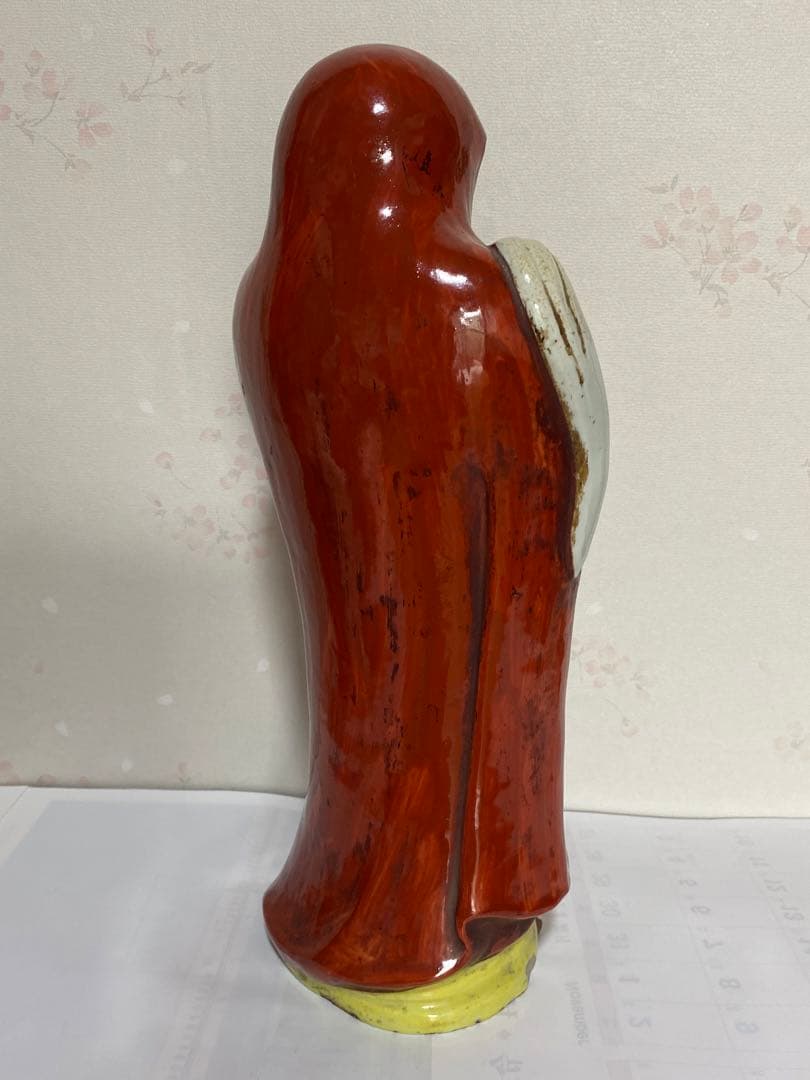 ♦️達磨大師 置物 飾り 明治時代 開運 縁起物 古玩 古美術品 骨董品