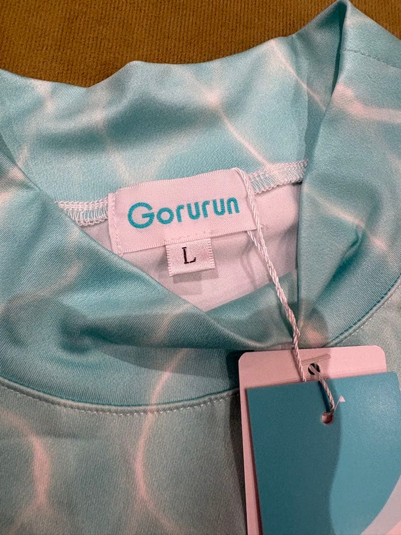 Gorurun 水面模様 Lサイズ モックネック