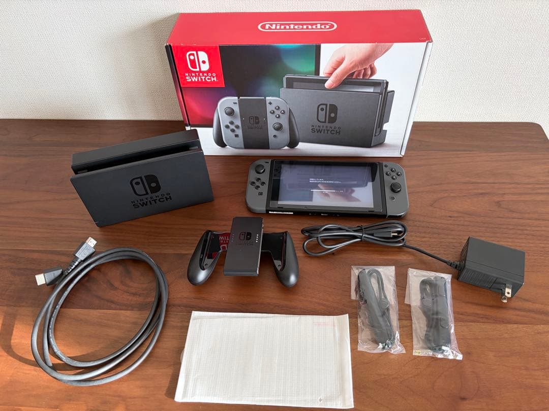 【美品】 Switch 本体 付属品一式有　グレー